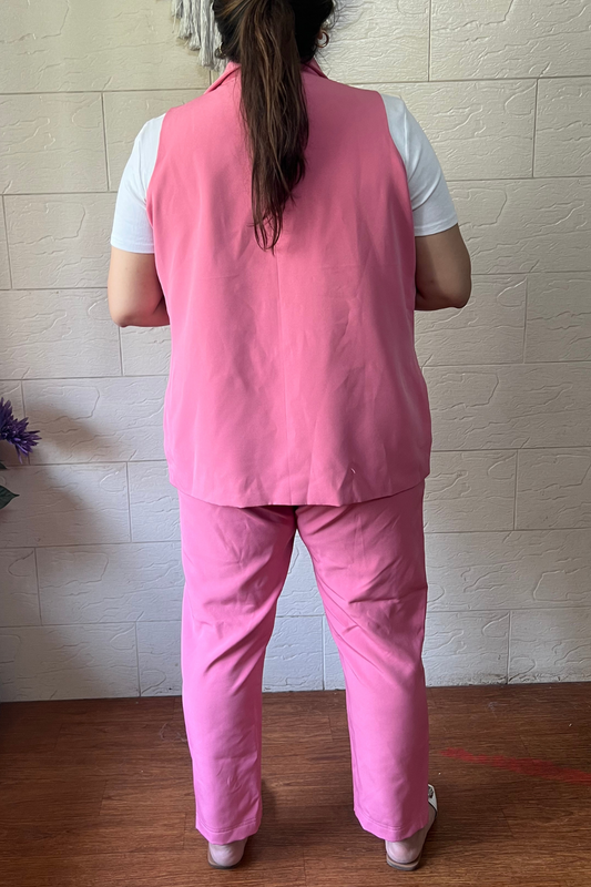 Trousers in Bubblegum Pink