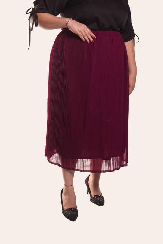 Come As You Are Skirt in Burgundy