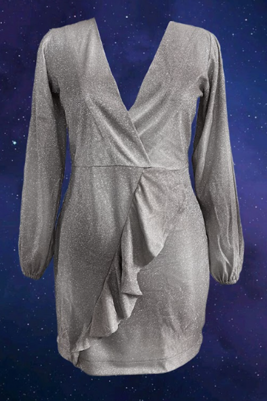 Star of the Night Dress in Silver